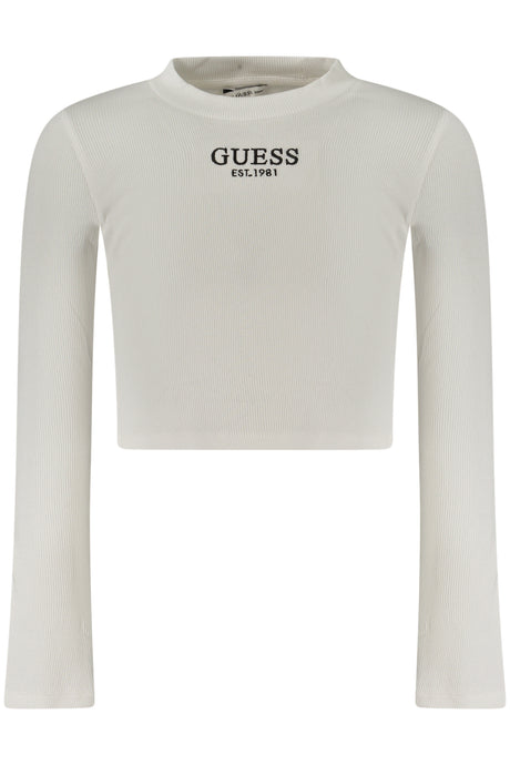 GUESS JEANS LONG-SLEEVED T-SHIRT FOR GIRLS, WHITE