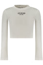 GUESS JEANS LONG-SLEEVED T-SHIRT FOR GIRLS, WHITE