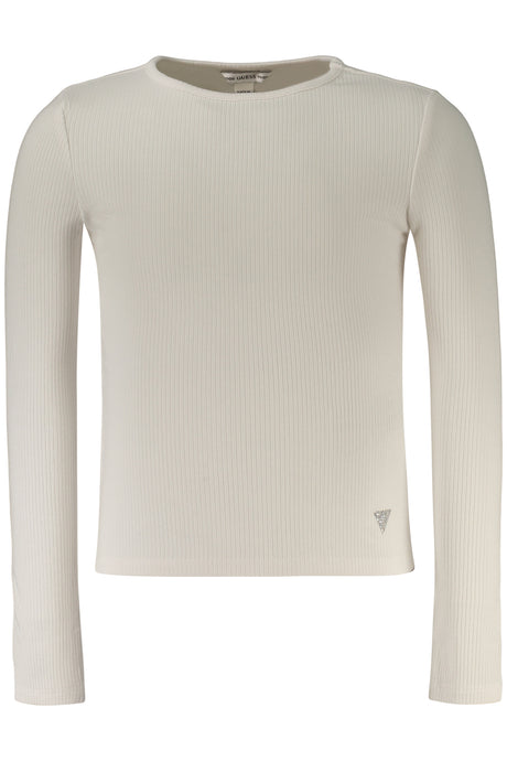 GUESS JEANS LONG-SLEEVED T-SHIRT FOR GIRLS, WHITE