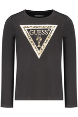 GUESS JEANS LONG-SLEEVED T-SHIRT FOR GIRLS, BLACK