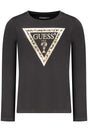 GUESS JEANS LONG-SLEEVED T-SHIRT FOR GIRLS, BLACK