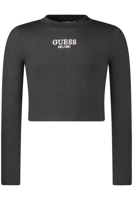 GUESS JEANS LONG-SLEEVED T-SHIRT FOR GIRLS, BLACK