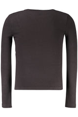 GUESS JEANS LONG-SLEEVED T-SHIRT FOR GIRLS, BLACK