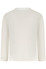 GUESS JEANS LONG-SLEEVED T-SHIRT FOR CHILDREN, WHITE