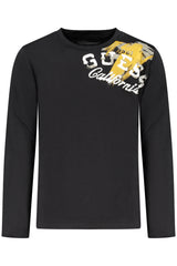GUESS JEANS LONG-SLEEVED T-SHIRT FOR KIDS, BLACK