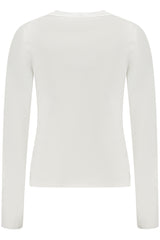 GUESS JEANS LONG SLEEVE T-SHIRT WOMEN WHITE