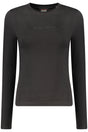 GUESS JEANS LONG SLEEVE T-SHIRT WOMEN BLACK