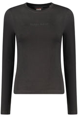 GUESS JEANS LONG SLEEVE T-SHIRT WOMEN BLACK