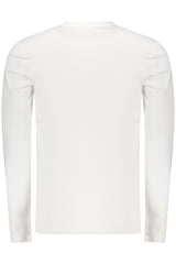 GUESS JEANS MEN'S LONG-SLEEVED T-SHIRT WHITE