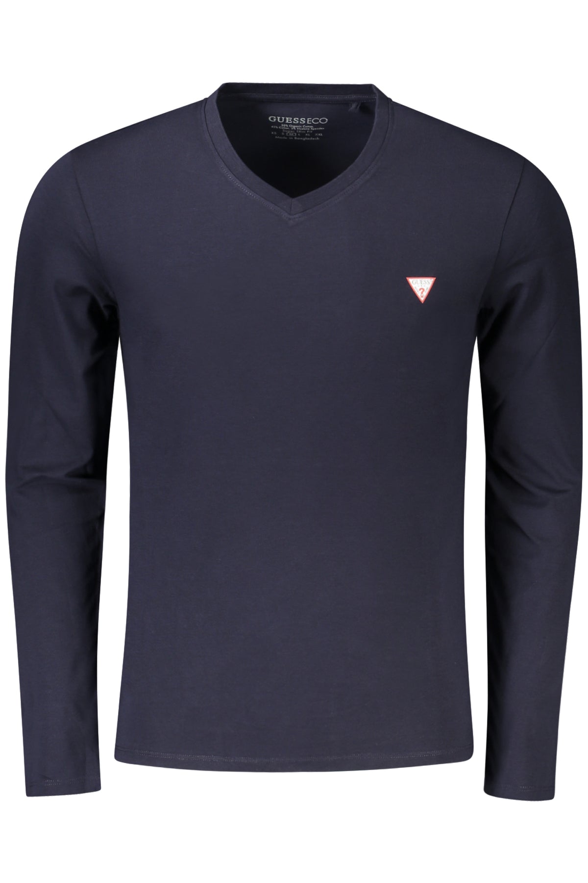 GUESS JEANS LONG SLEEVE T-SHIRT MEN BLUE