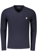 GUESS JEANS LONG SLEEVE T-SHIRT MEN BLUE