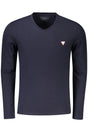 GUESS JEANS LONG SLEEVE T-SHIRT MEN BLUE