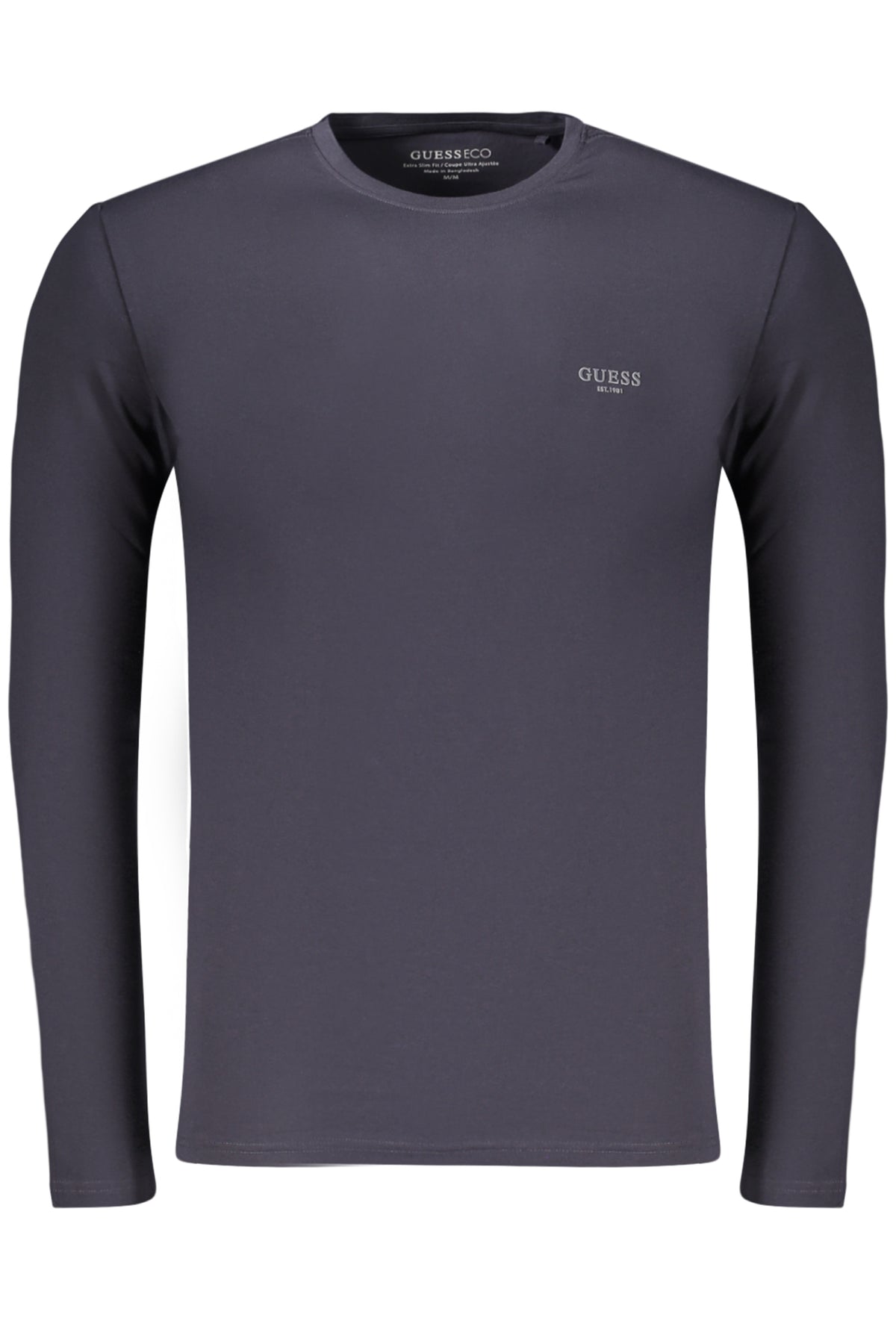 GUESS JEANS MEN'S LONG-SLEEVED T-SHIRT BLUE