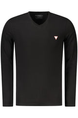 GUESS JEANS LONG SLEEVE T-SHIRT MEN BLACK