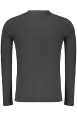 GUESS JEANS MEN'S LONG-SLEEVED T-SHIRT BLACK