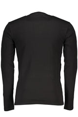 GUESS JEANS MEN'S LONG SLEEVE T-SHIRT BLACK