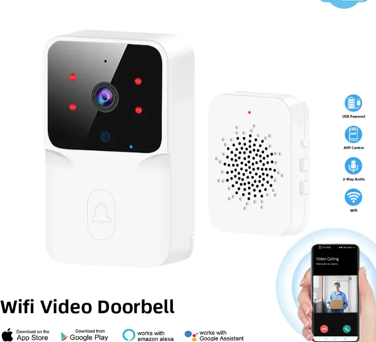 Wifi Video Doorbell - Smartphone Control