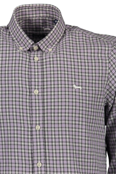 HARMONT & BLAINE LONG SLEEVE SHIRT MEN PURPLE