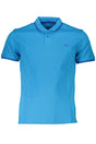 HARMONT & BLAINE MEN'S BLUE SHORT SLEEVED POLO SHIRT