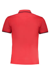HARMONT & BLAINE MEN'S RED SHORT SLEEVE POLO SHIRT
