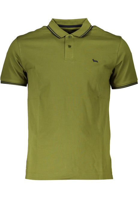 HARMONT & BLAINE GREEN MEN'S SHORT SLEEVED POLO SHIRT