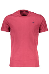 HARMONT & BLAINE MEN'S RED SHORT SLEEVE T-SHIRT