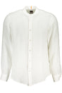 HUGO BOSS MEN'S WHITE LONG SLEEVE SHIRT