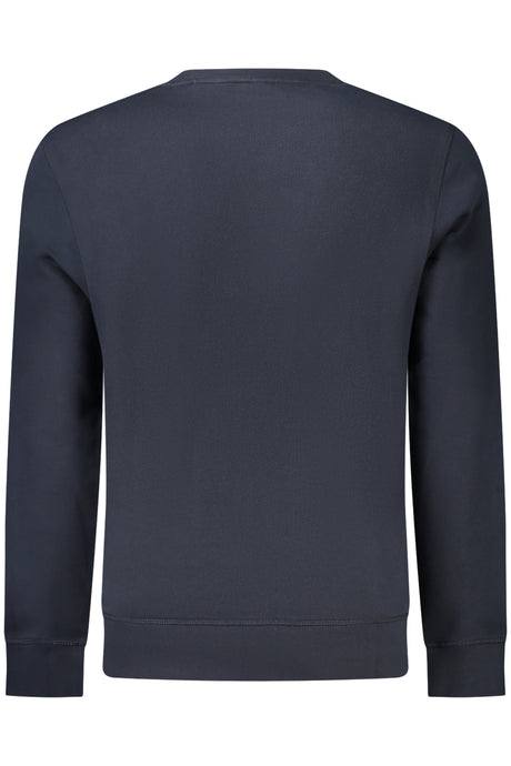 HUGO BOSS MEN'S ZIP-UP SWEATSHIRT BLUE