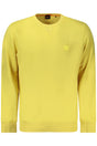 HUGO BOSS MEN'S ZIP-UP SWEATSHIRT YELLOW