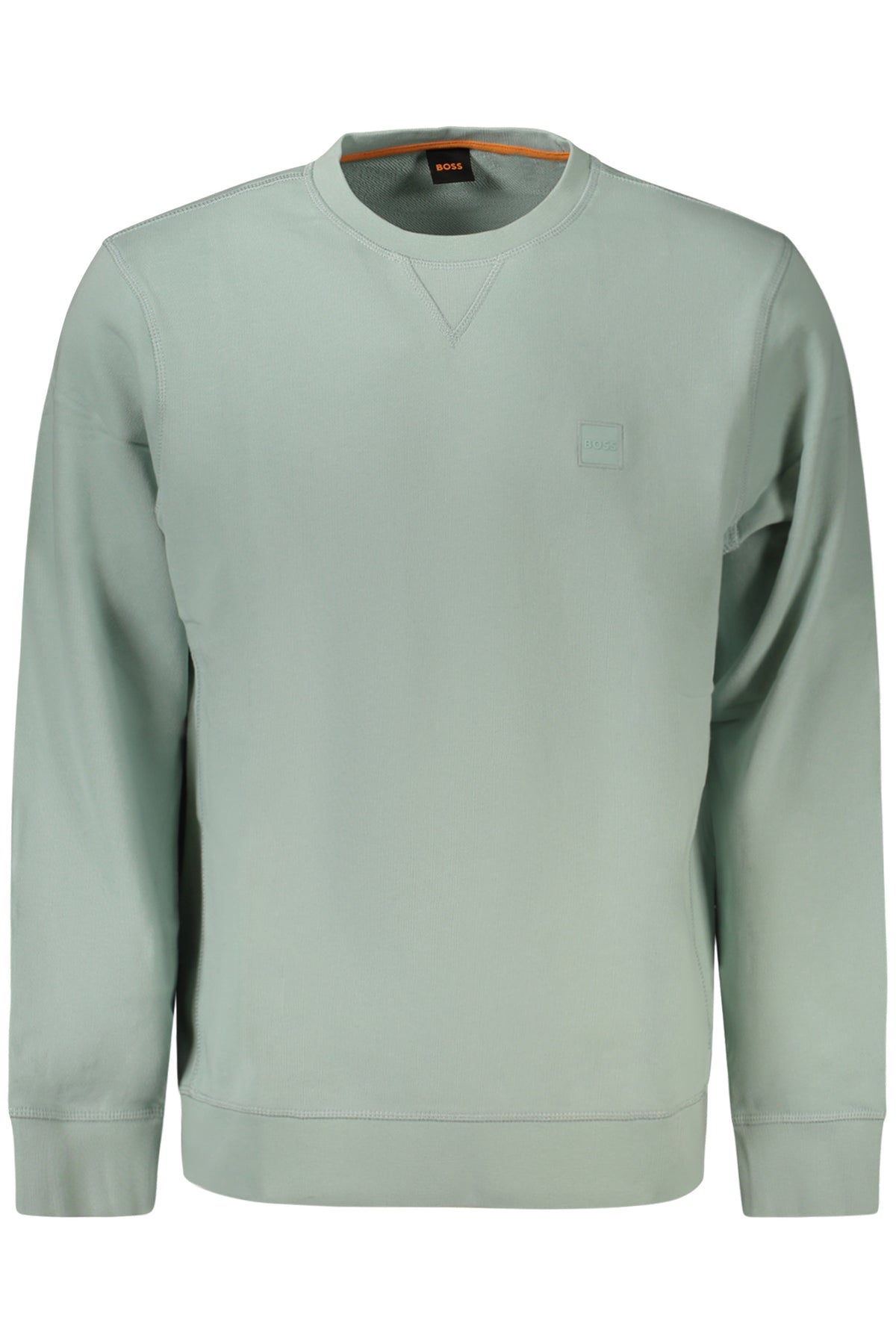 HUGO BOSS MEN'S ZIP-UP SWEATSHIRT, GREEN