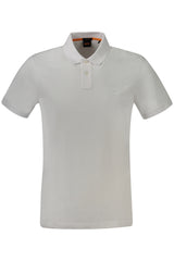 HUGO BOSS POLO SHORT SLEEVE MEN WHITE