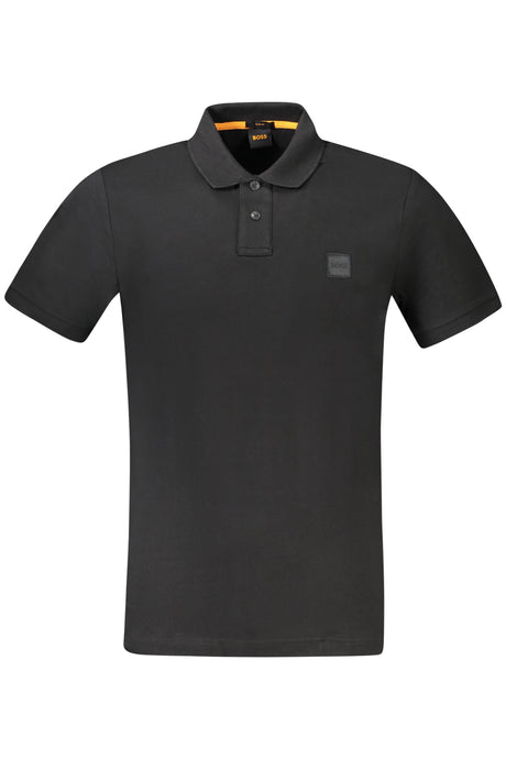 HUGO BOSS POLO SHORT SLEEVE MEN BLACK