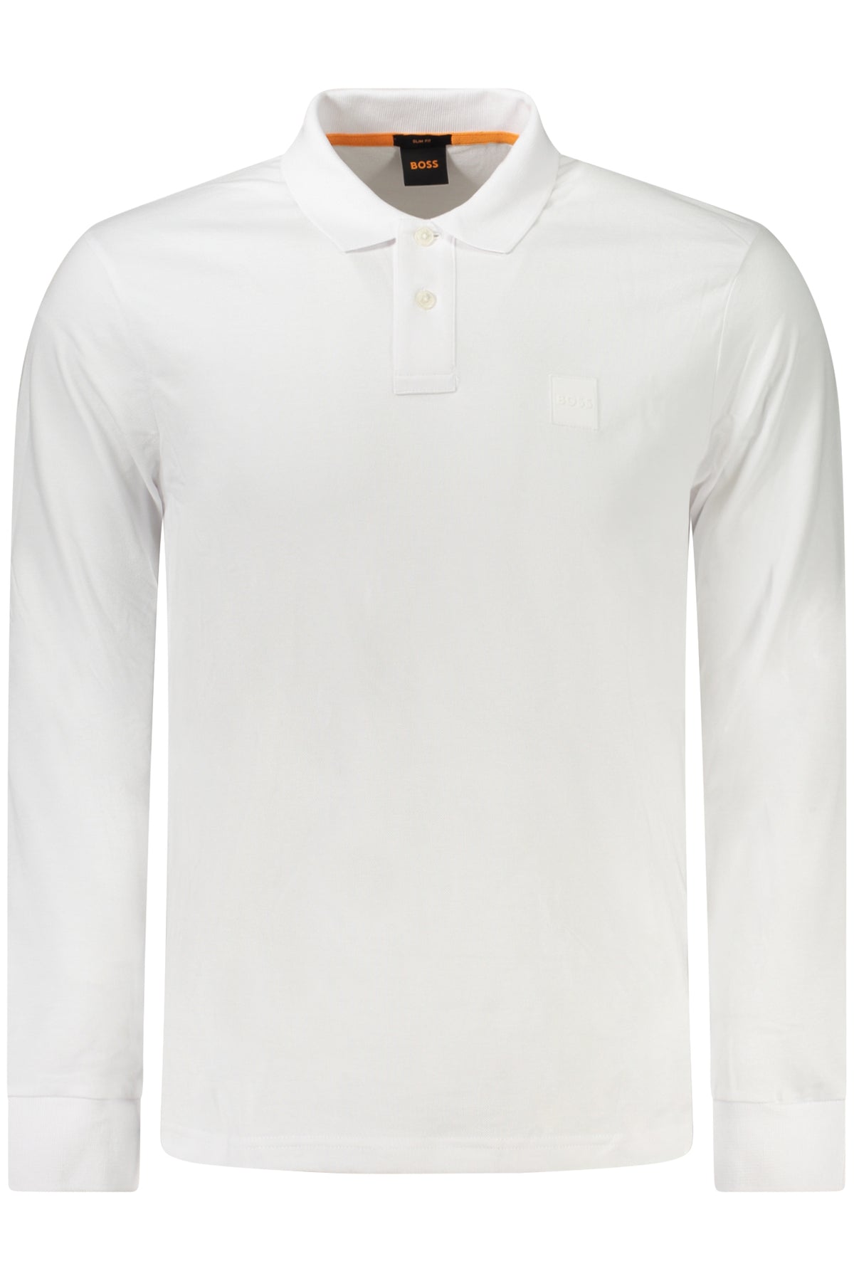 HUGO BOSS LONG SLEEVE POLO MEN WHITE