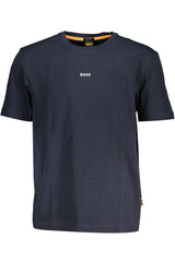 HUGO BOSS MEN'S SHORT SLEEVE T-SHIRT BLUE
