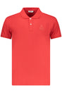 ICEBERG MEN'S SHORT-SLEEVED POLO SHIRT, RED