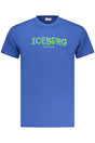 ICEBERG MEN'S SHORT-SLEEVED T-SHIRT, BLUE