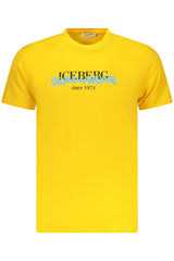 ICEBERG MEN'S SHORT-SLEEVED T-SHIRT YELLOW