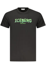 ICEBERG MEN'S SHORT-SLEEVED T-SHIRT BLACK