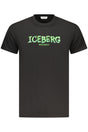 ICEBERG MEN'S SHORT-SLEEVED T-SHIRT BLACK