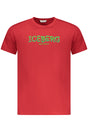 ICEBERG MEN'S SHORT-SLEEVED T-SHIRT, RED