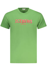 ICEBERG MEN'S SHORT-SLEEVED T-SHIRT GREEN