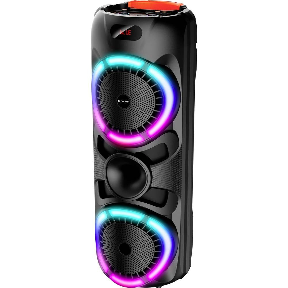 Denver Audio Karaoke Speaker 2 x 8" woofers  BT USB & MicroSD TWS 3600mAh  BPS-459