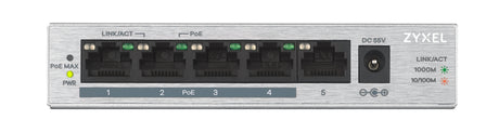 Zyxel Switch PoE Gigabit 4PoE 60W GS1005-HP UK Plug