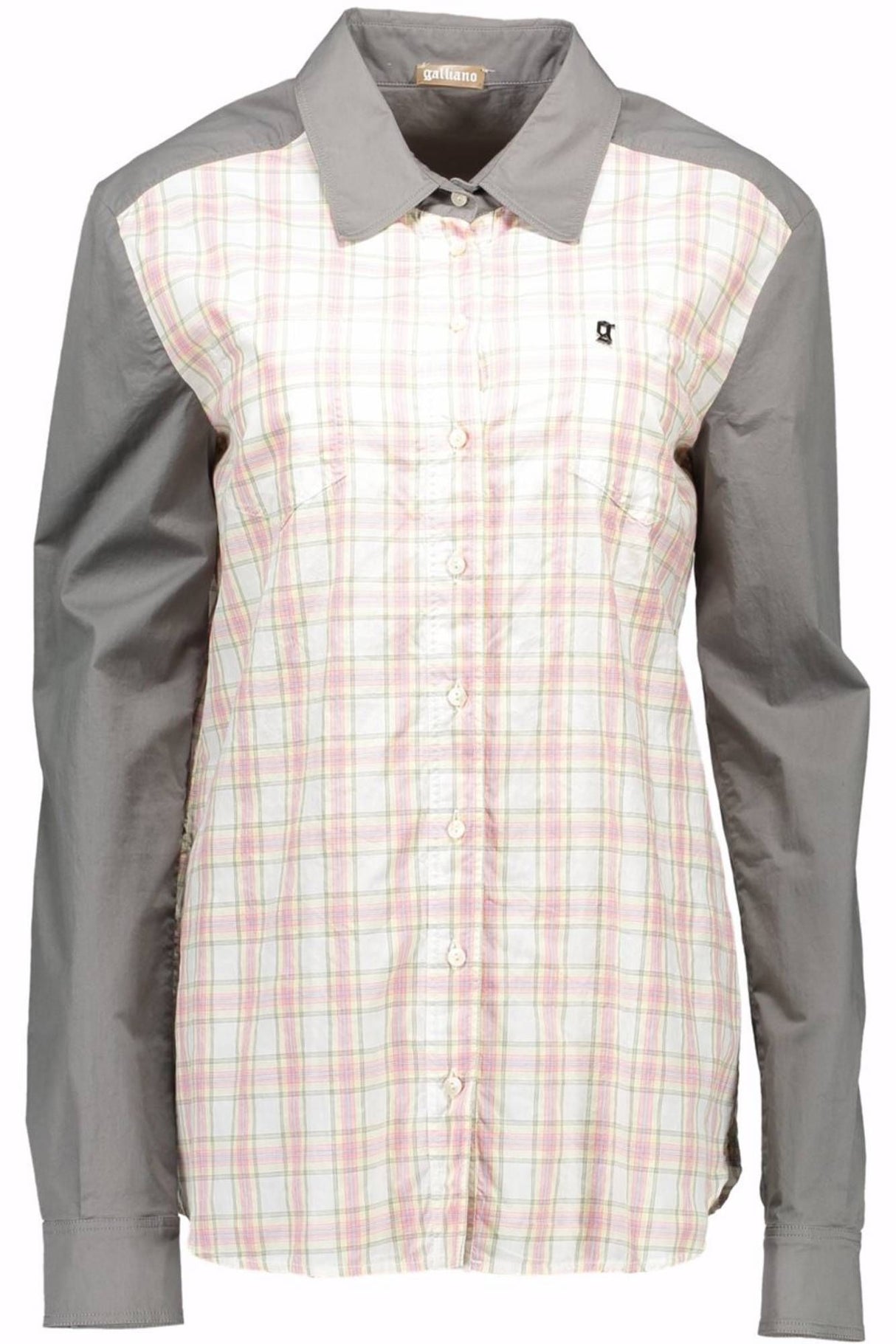 JOHN GALLIANO WOMEN'S LONG SLEEVE SHIRT GRAY