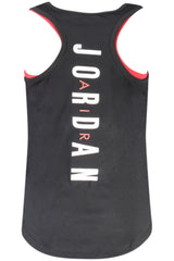 JORDAN GIRLS' BLACK TANK TOP