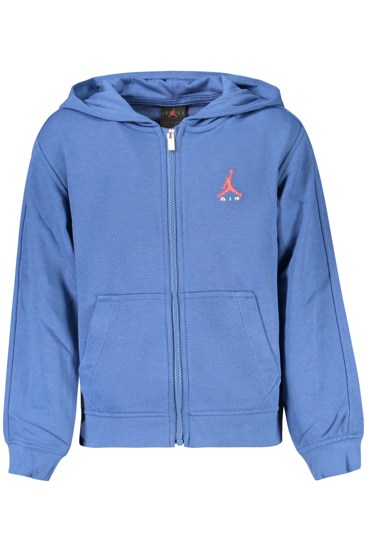 JORDAN KIDS' BLUE ZIP-UP SWEATSHIRT