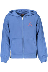 JORDAN KIDS' BLUE ZIP-UP SWEATSHIRT
