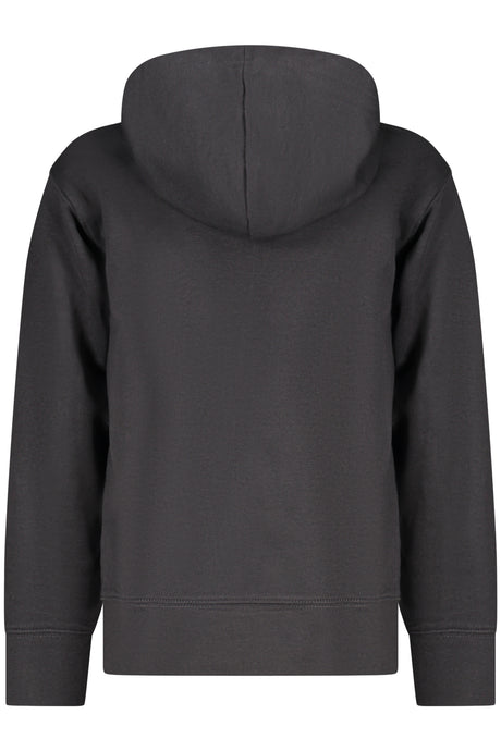 JORDAN KIDS' BLACK ZIP-UP SWEATSHIRT