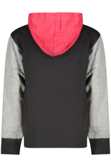 JORDAN KIDS' BLACK ZIP-UP SWEATSHIRT