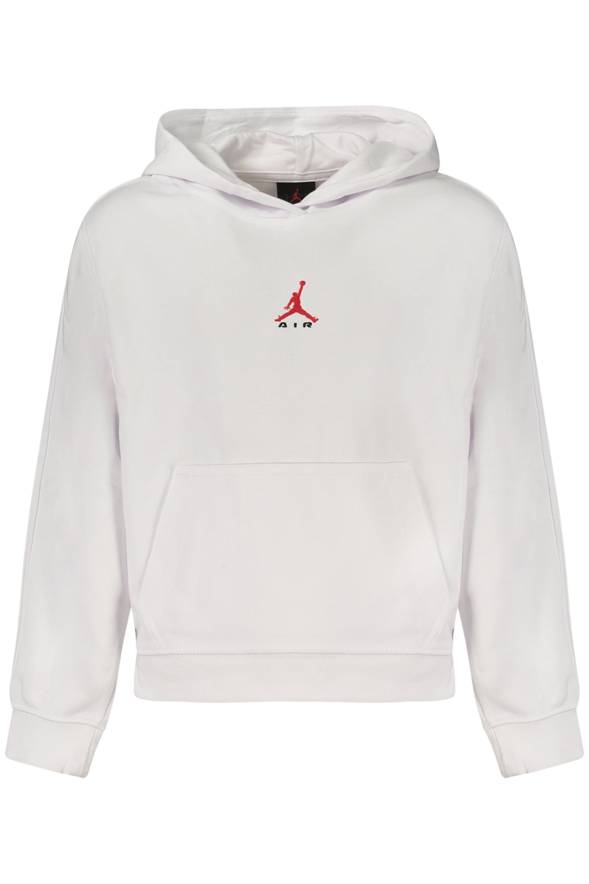 JORDAN KIDS' WHITE ZIP-UP SWEATSHIRT